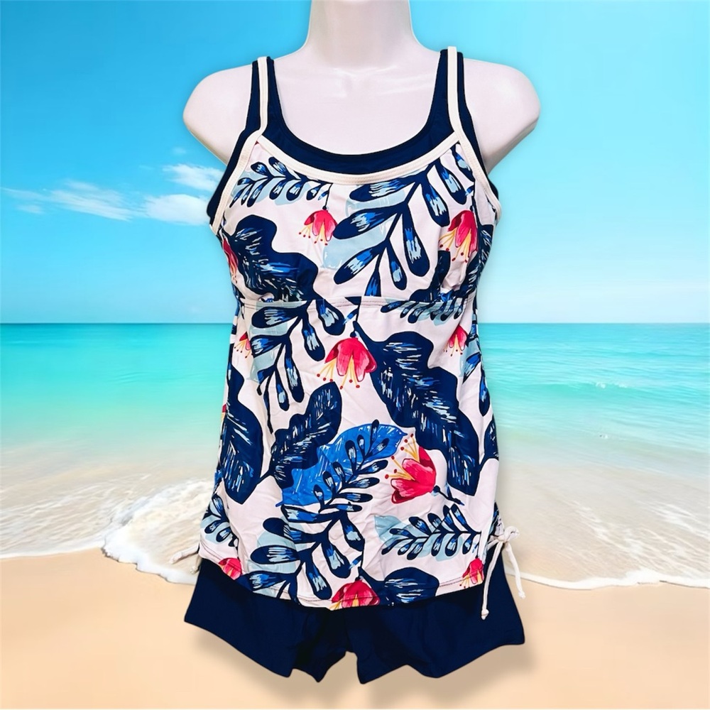 Women’s Tankini Top & Shorts Set